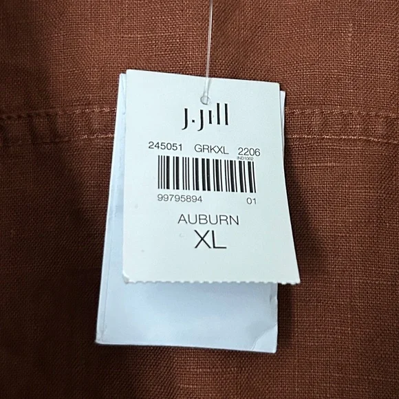 J. Jill love linen 100% linen auburn blazer shacket size XL - Picture 4 of 9